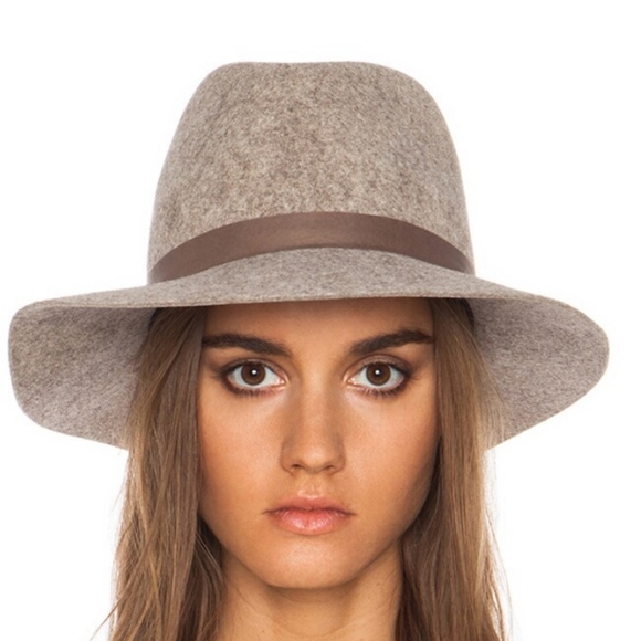 NWOT Janessa Leone Julia Wool Brim Hat M main image 9
